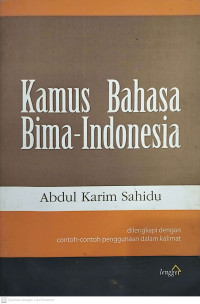 Kamus bahasa bima-indonesia